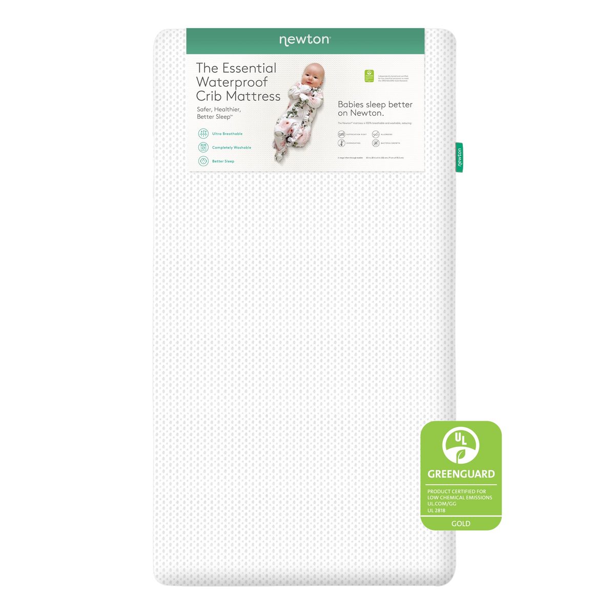 Newton Baby Essential Waterproof Crib Mattress